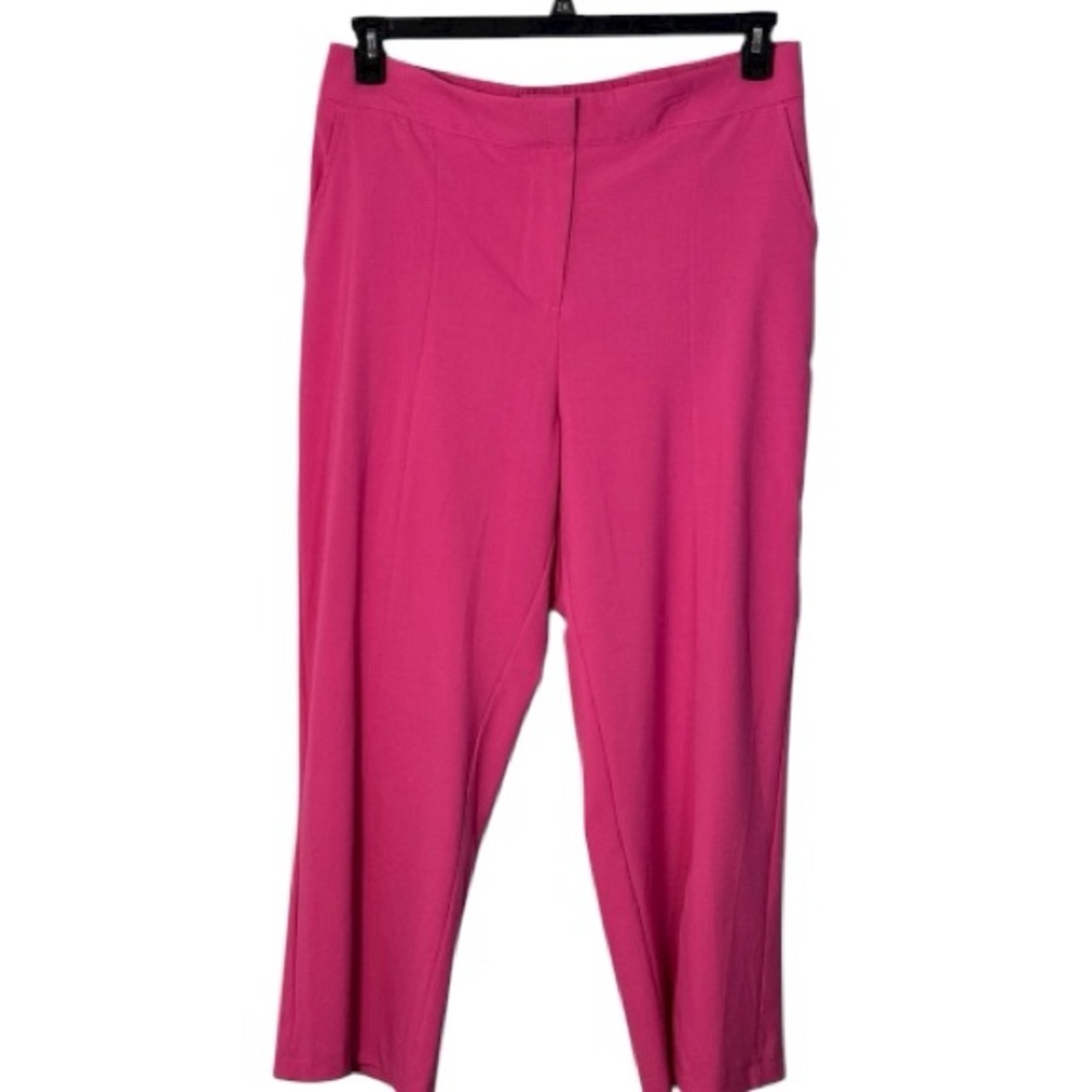 Ruby‎ Rd. Pants Fuchsia Flare Leg w/ Split Cuff in Size 18  NWT